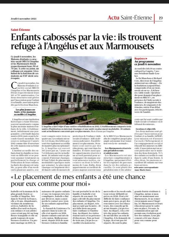 ARTICLE DE PRESSE